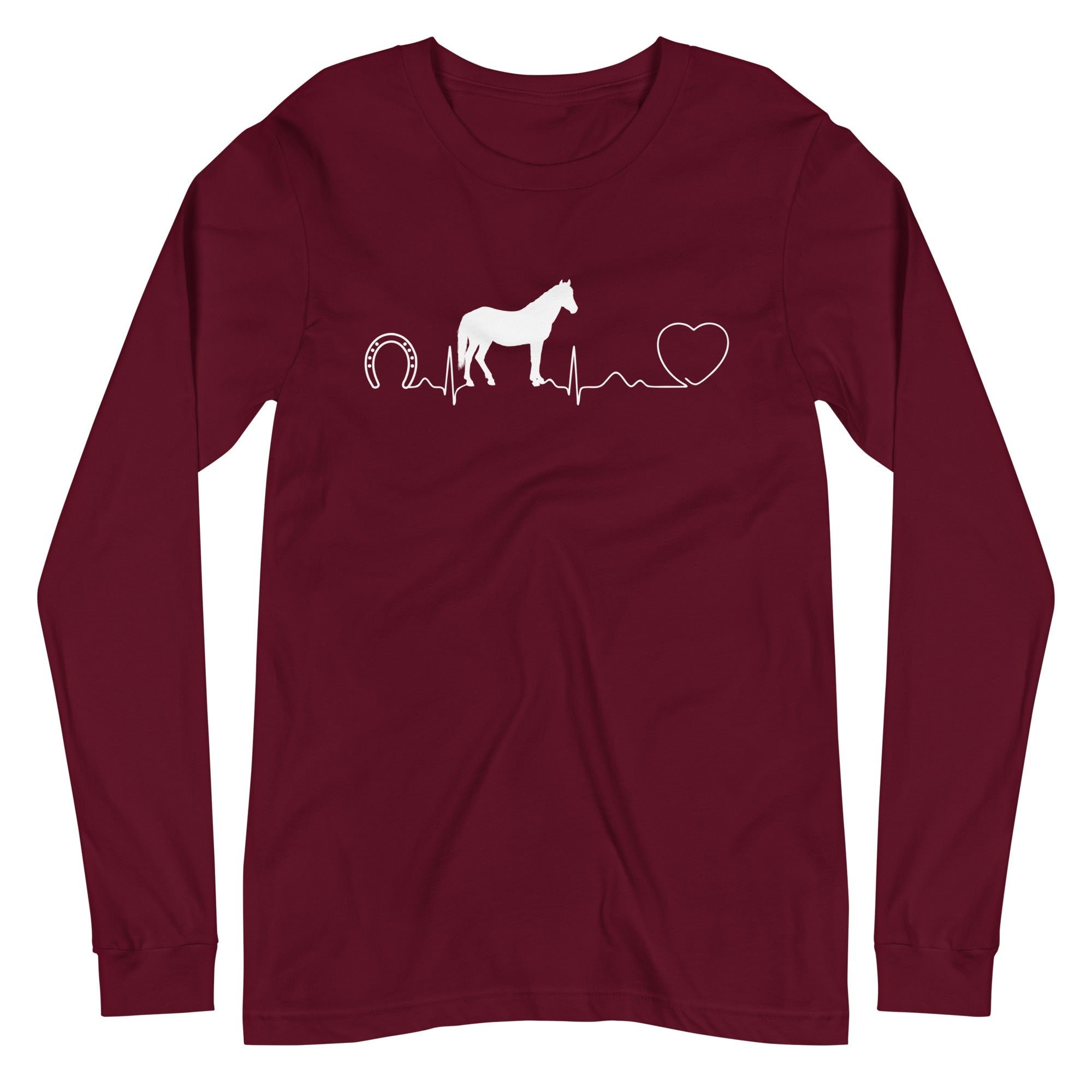 Horse Pulse Unisex Premium Long Sleeve T-Shirt - Veterinary Gift