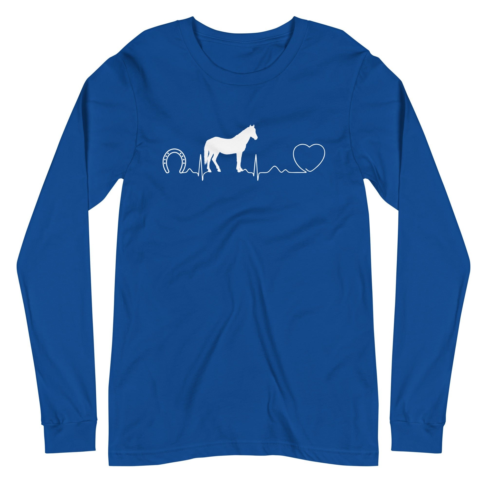 Horse Pulse Unisex Premium Long Sleeve T-Shirt - Veterinary Gift