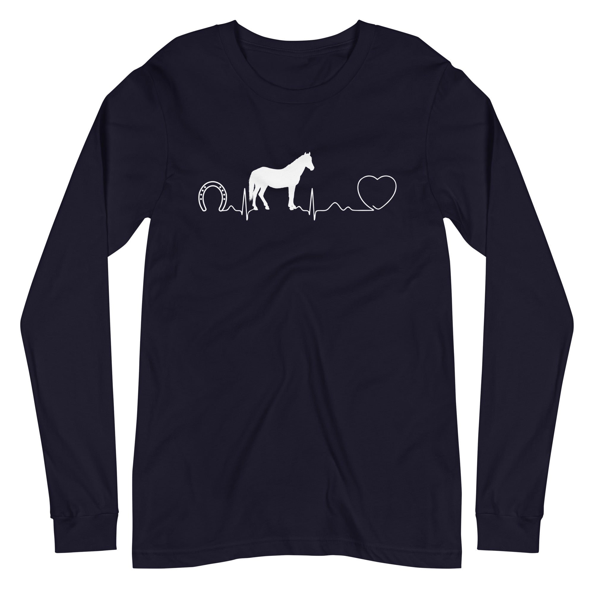 Horse Pulse Unisex Premium Long Sleeve T-Shirt - Veterinary Gift