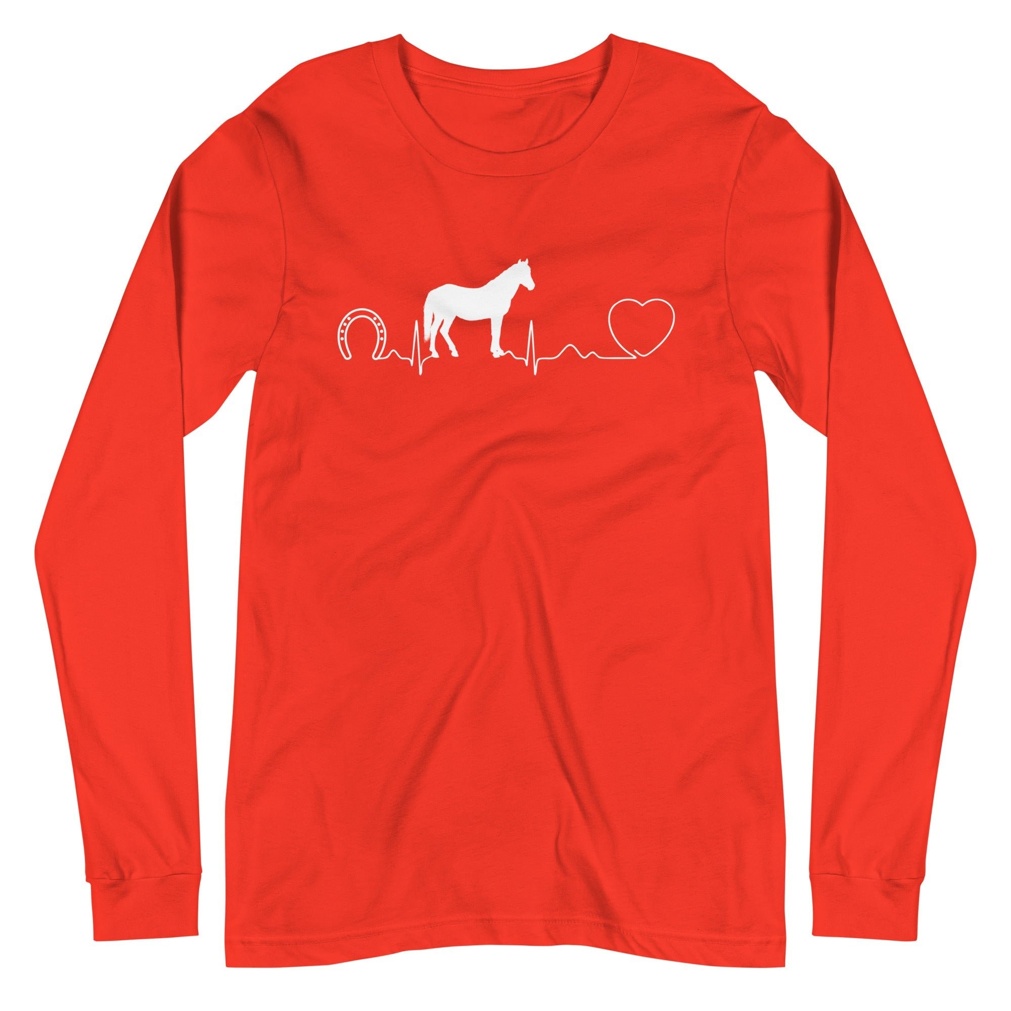 Horse Pulse Unisex Premium Long Sleeve T-Shirt - Veterinary Gift