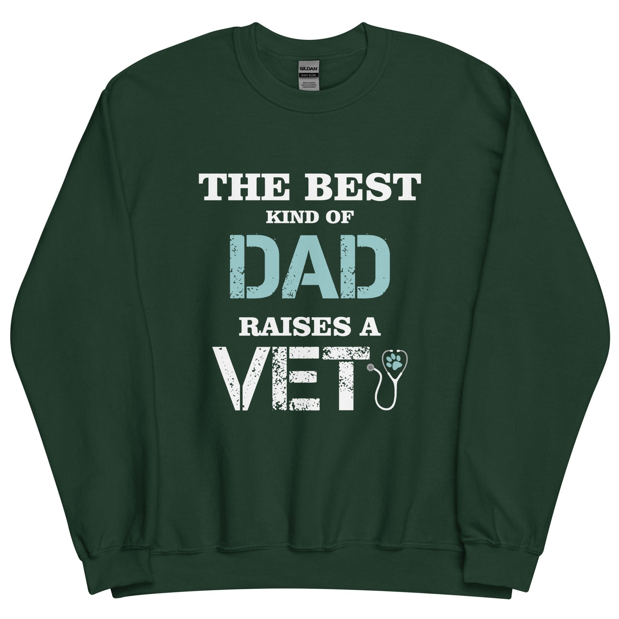 The Best Kind of Dad Raises a Vet Unisex Crewneck Sweatshirt