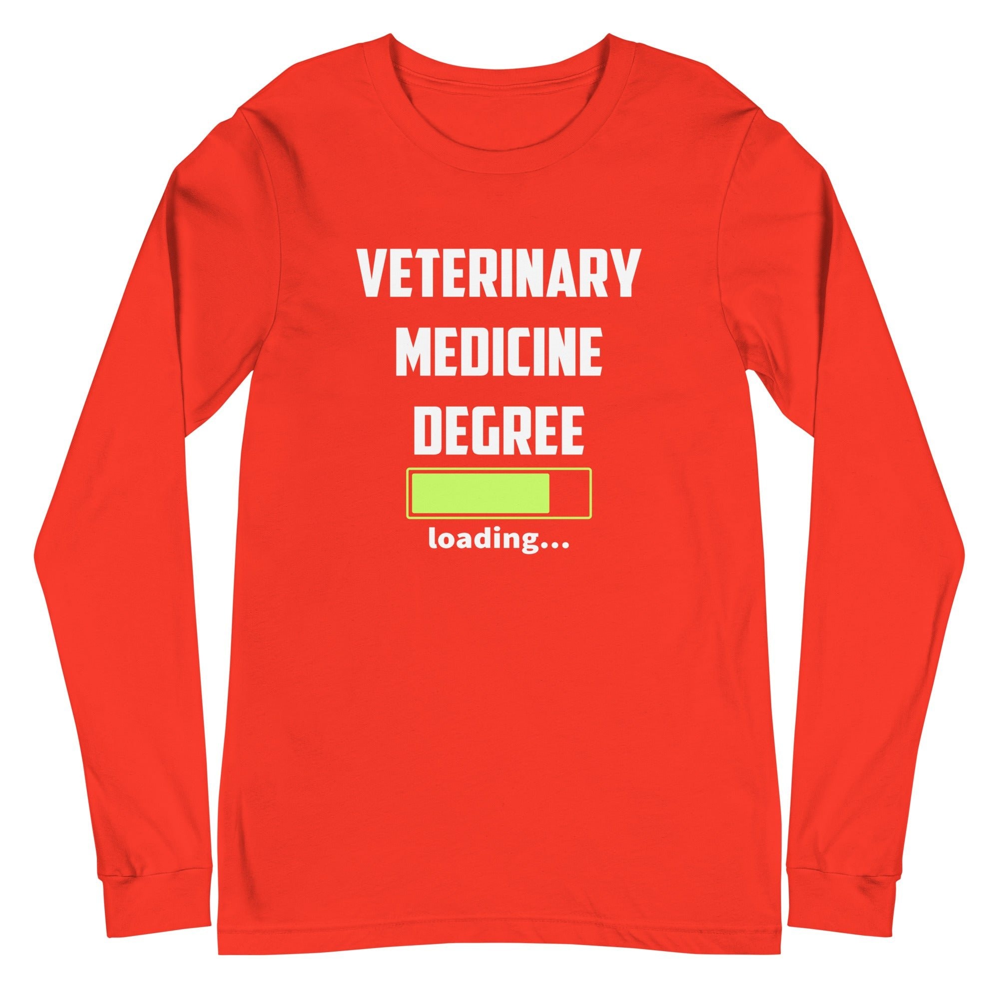 Veterinary Medicine Degree Loading Unisex Premium Long Sleeve T-Shirt