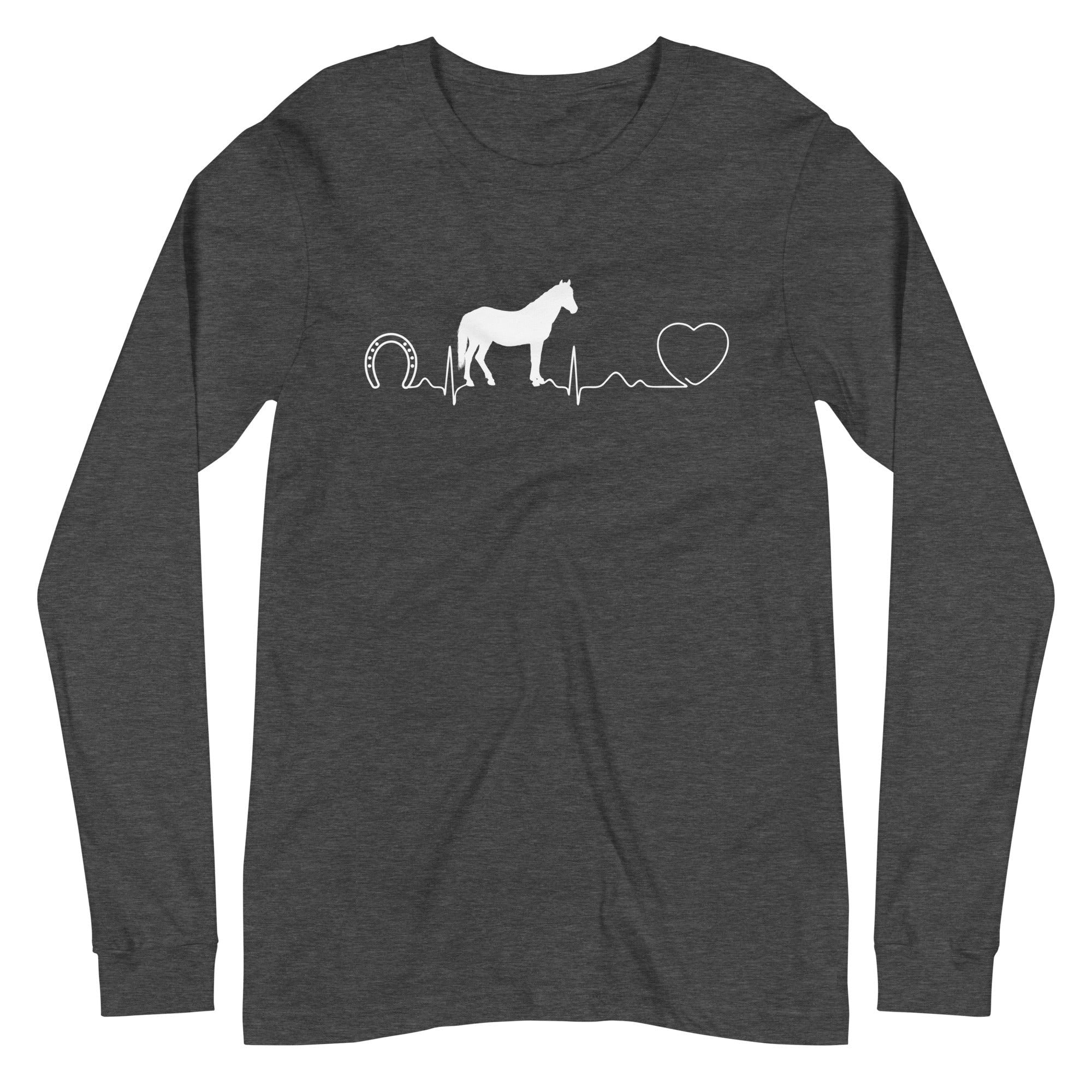 Horse Pulse Unisex Premium Long Sleeve T-Shirt - Veterinary Gift