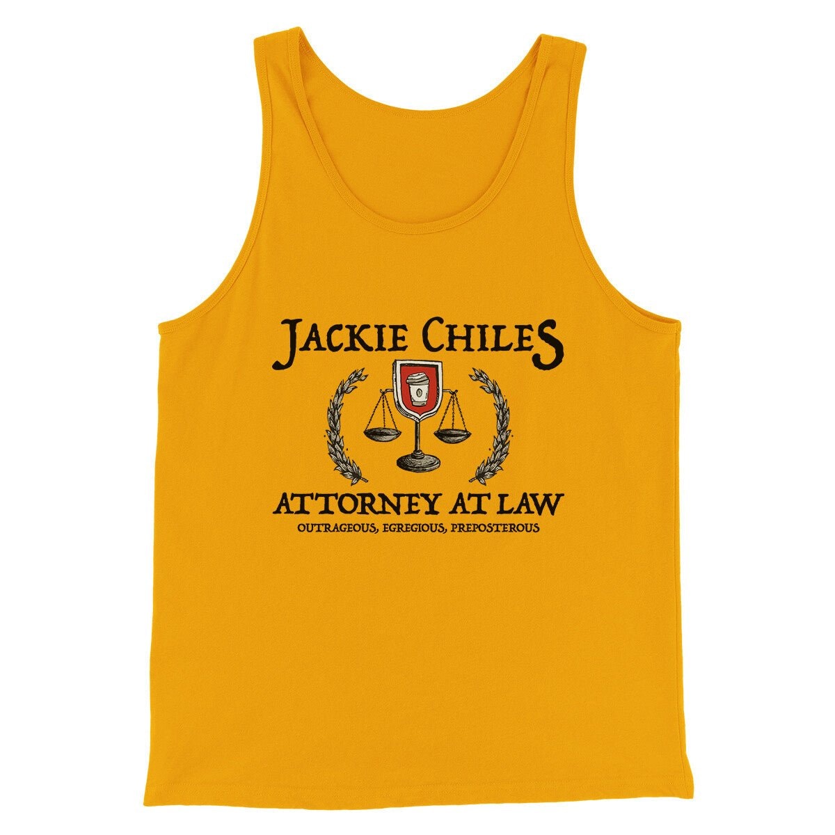 Jackie Chiles Attorney At Law Men Unisex Tank Top Combed Cotton
