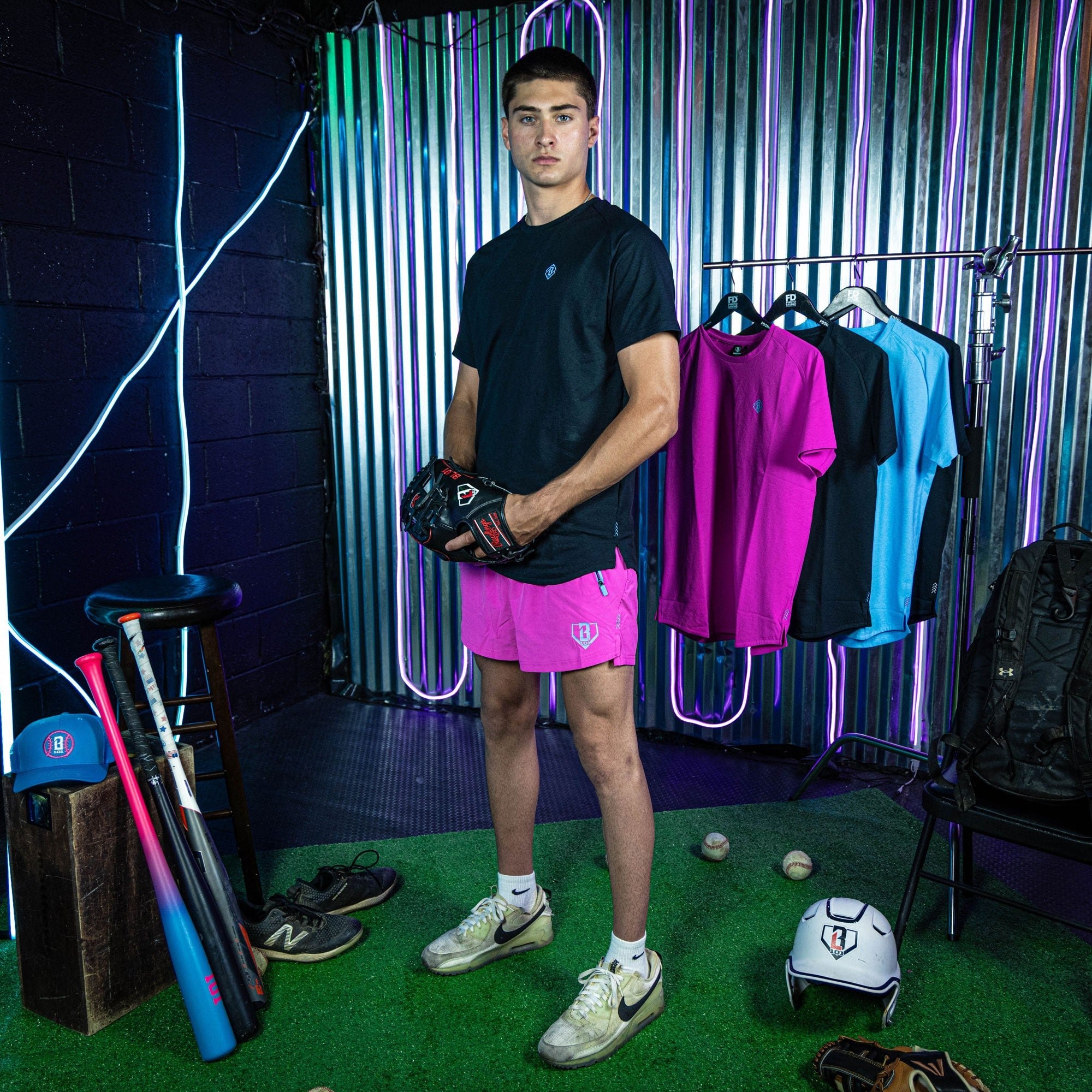Pro Series Shorts V2 Cotton Candy Pink Baseball Athletic Shorts